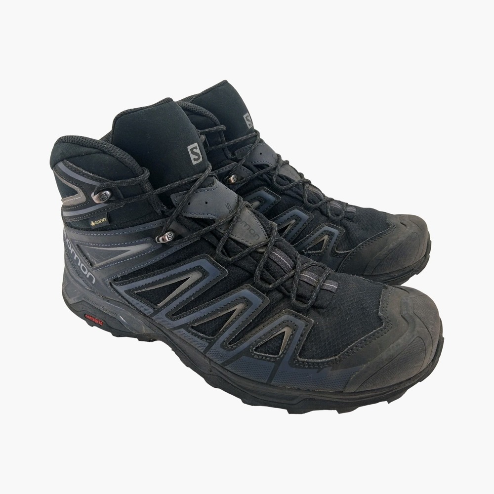 Salomon Snow Boots Mens Size 13 Black Synthetic X Ultra Waterproof Ankle Winter